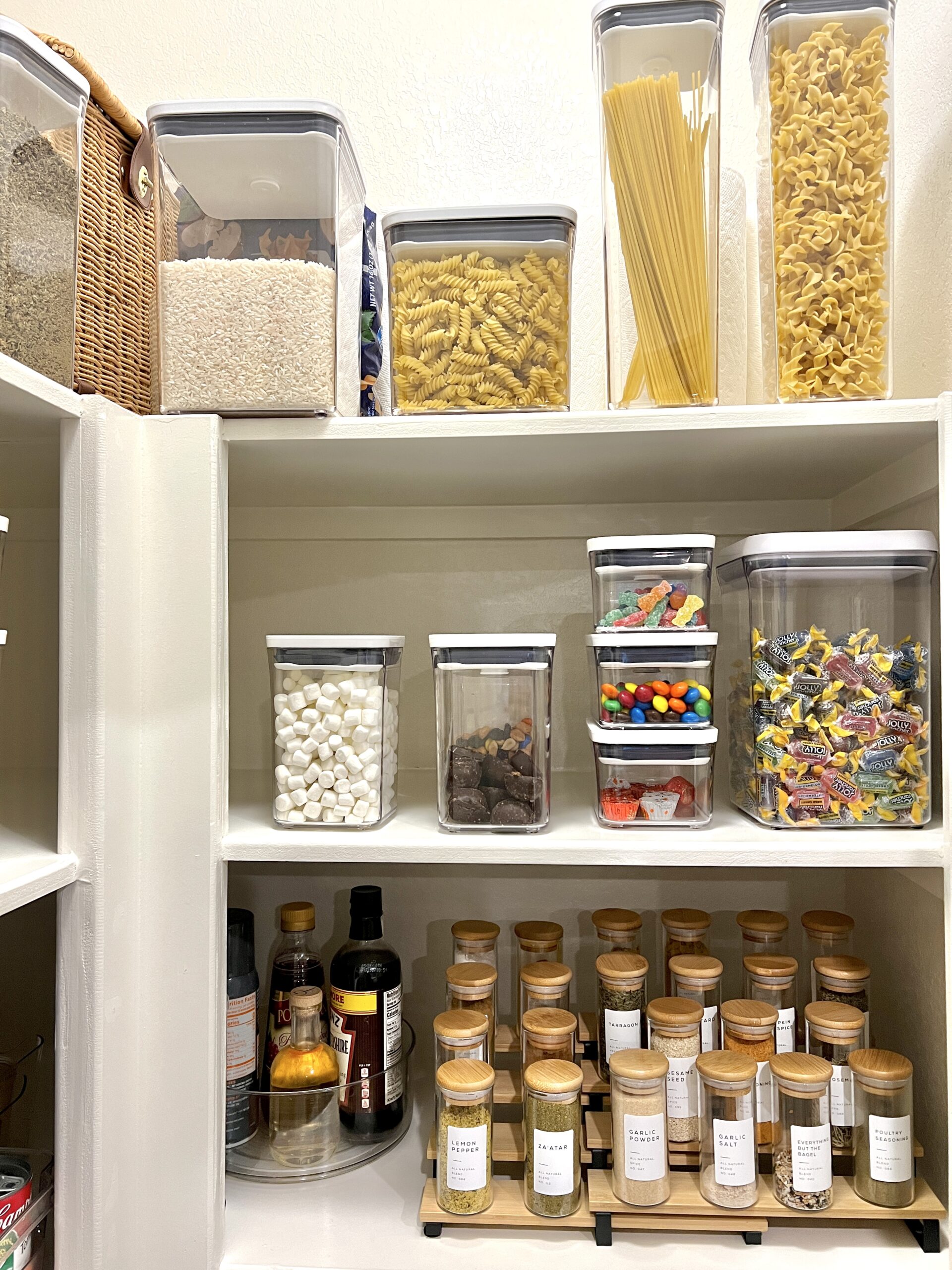ORGANIZE MY PANTRY WITH ME USING OXO POP CONTAINERS